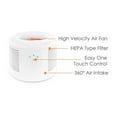 thumbnail image 2 of HEPA Compact Air Purifier, 300 Sq Feet Coverage, 3 Speed Settings, Whisper Quiet, White , High-Efficiency, 2 of 6