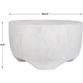 thumbnail image 4 of 22946-Uttermost-Elevate - Coffee Table-13.5 Inches Tall and 23.5 Inches Wide-Matte White Finish, 4 of 4