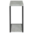 thumbnail image 5 of Beck Engineered Wood C-Shape Sofa Side Table Cement, 5 of 7