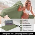thumbnail image 2 of 4Monster Toallas De Camping Toalla De Viaje De Microfibra De Secado Rápido Súper Absorbente Toalla De Gimnasio Compacta Ultra Suave Para Natación Playa Senderismo Yoga Viajes Mochila Deportiva, 2 of 5