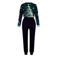 thumbnail image 4 of Posijego Women 2 Piece Outfit Plus Size Tracksuit Long Sleeve Crewneck Pullover Top Sweatpants Sweatsuit Lounge Set, 4 of 5