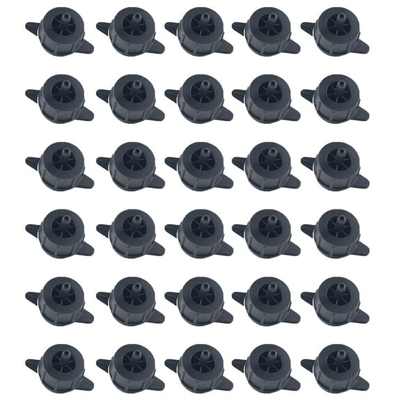 UPKOCH 100Set Drip Irrigation Sprinkler Heads Black POM Pressure Compensating for Farmers