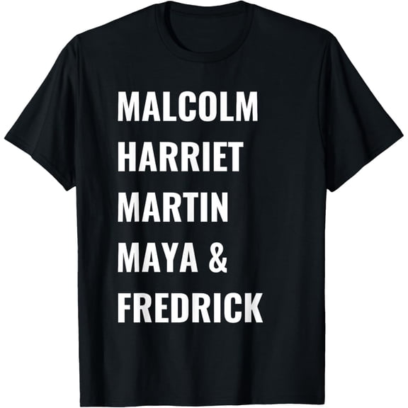 Black History Month Civil Rights activists changed the world T-ShirtMen's and women's gift, black and white T-shirt, size: Extra large S-4XL