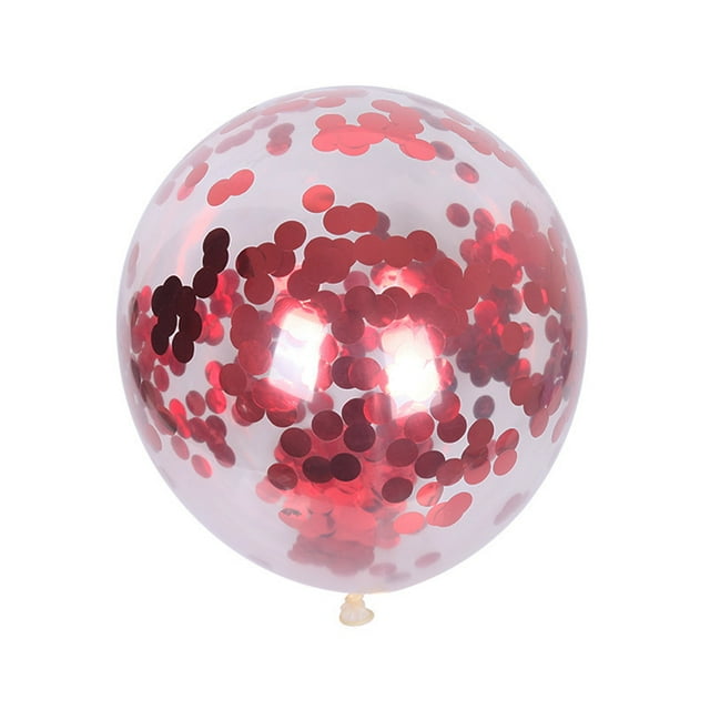 Globos de fiesta transparentes de 12 pulgadas con confeti de colores para fiestas de graduación, bodas, baby shower, cumpleaños, carnaval, suministros de decoración