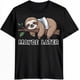 thumbnail image 1 of Casual Men's T-Shirt,Short Sleeve Tee Shirt Sloth Tree Branch Crewneck T Shirts Tops for Men, 1 of 8