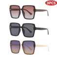 thumbnail image 1 of Lunettes de Randonnée Rétro Carrées Anti-Lumière 3 Pcs Femmes Dégradé Hommes Marque Punk Lunettes de Cyclisme Extérieur UV400, 1 of 6