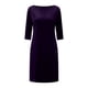 thumbnail image 4 of Karight Women's Velvet Dress Trendy Formal Long Sleeve Loose Casual Swing Mixi Dresses Plus Size for Daily Wear with Pockets, 4 of 5