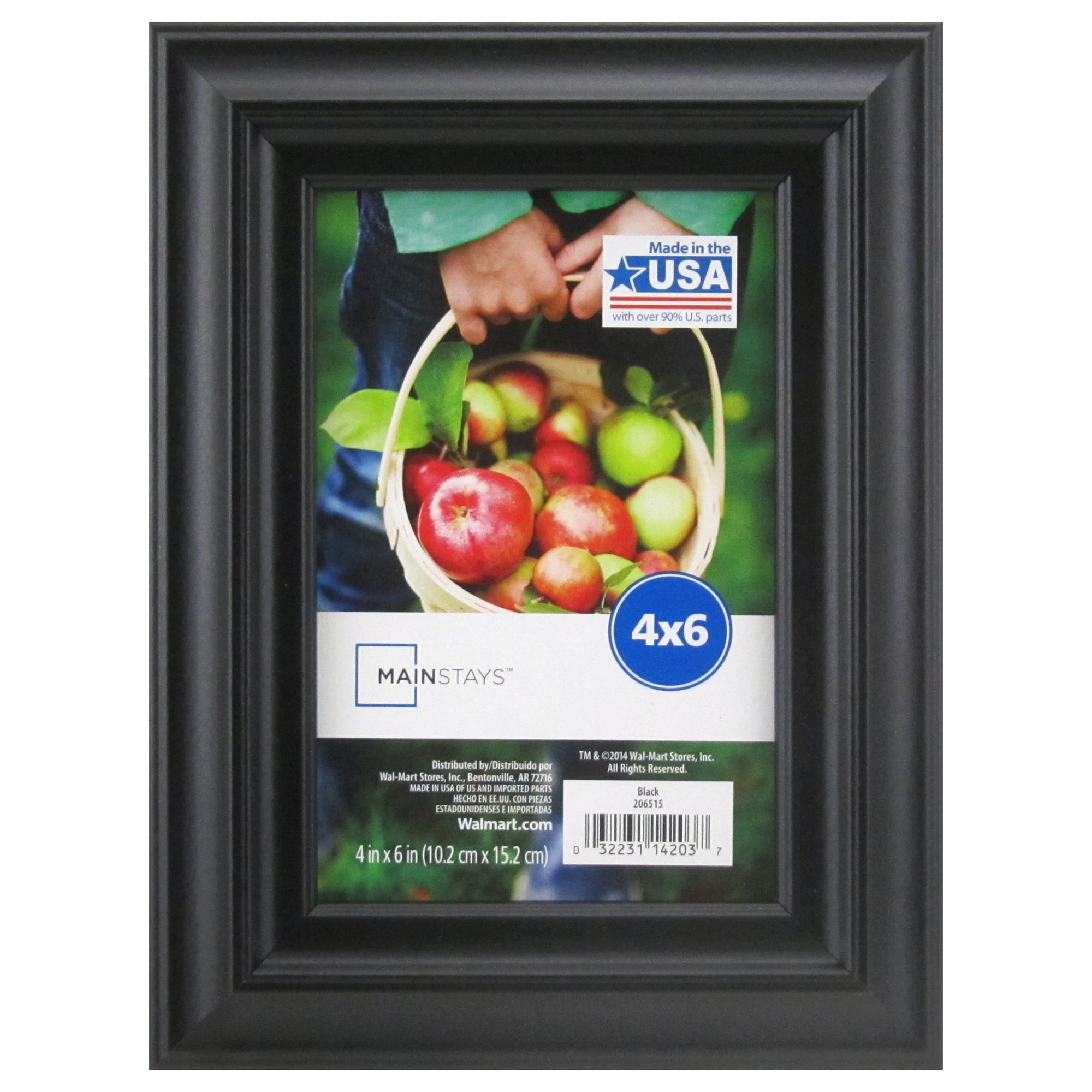 Mainstays 4x6 Black Picture Frame