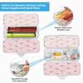 thumbnail image 5 of Plastic Pencil Box Large Capacity Pencil Boxes Clear Boxes with Snap-Tight Lid Stylish Office Supplies Storage Organizer Box Small Heart and Bee Patterns, 5 of 7
