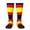 2 Black-2, variant on German Flag Germany Knee High Socks for Women Long Leg Warmers Socks