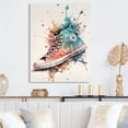 thumbnail image 2 of Designart Multicolor Sneaker Shoe II Canvas Wall Art, 2 of 5
