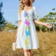 thumbnail image 4 of Vestido sin mangas de mariposas ropa de verano para mujer vestidos para eventos especiales vestidos para mujer Vestido, 4 of 7