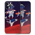 thumbnail image 5 of DesignSkinz Floating Cartoon Astranaut Full-Body Skin Decal Wrap Cover for iPhone 15 Pro Max, 5 of 9