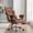Brown, variant on Gianna Big and Tall Office Chair, Heavy Duty Ergonomic Gaming Chair with Footrest, 152° Recline, Adjustable Armrests and Pocket Spring Back Support, Gray