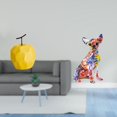 thumbnail image 2 of Escultura de fruta de , adorno coleccionable, estatua de mesa, decoración geométrica para festivales, oficina, perro colorido, cachorro, arte, 2 of 8