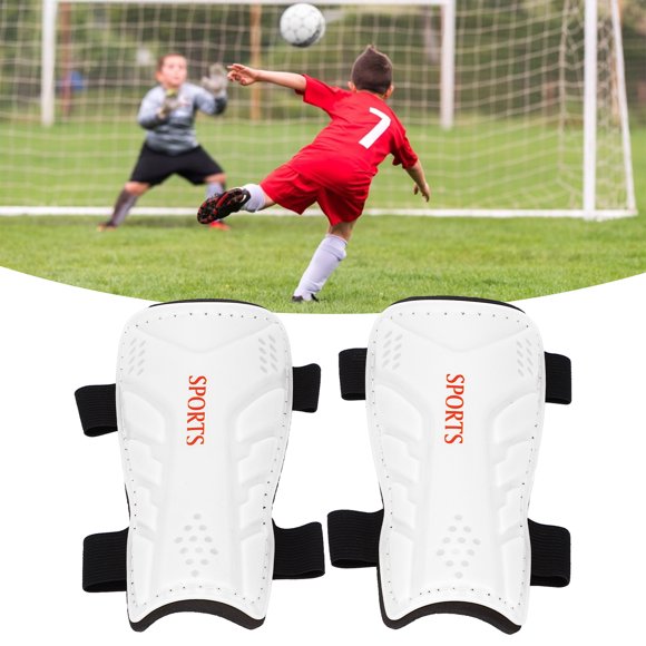 Shock Proof Double Elastic Shin Pads for Children, Protects Calves, Reduces Impact, Suitable for Football