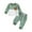 Green B, variant on Elainilye Fashion Kids Boys Girls Sweatsuit Cute Solid Color Long Sleeve Pocket Hooded Sweatpants Suit Sizes 0M-3Y,Green
