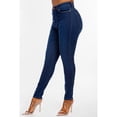thumbnail image 2 of Classic High Waist Skinny Jean Dark Blue, 2 of 5