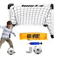 thumbnail image 3 of Red de fútbol para exteriores, portería de fútbol plegable para niños, red de fútbol ligera para practicar con bolsa de transporte, juego de fútbol para niños para juegos, 3 of 5