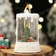thumbnail image 1 of onlyliua Liquidación Velas Navideñas Sin Llama, Farol de Nieve Navideño, Farol de Nieve con Forma de Vela con Música, Farol Iluminado Brillante, Árbol de Navidad, Escena de Muñeco de Nieve, Festival,, 1 of 7