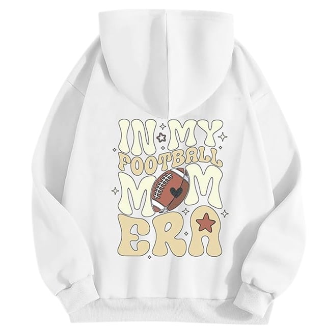 WEAIXIMIUNG Sweatshirts d'Automne pour Femmes Grande Taille Sweat à Capuche Imprimé Rugby à la Mode Automne et Hiver