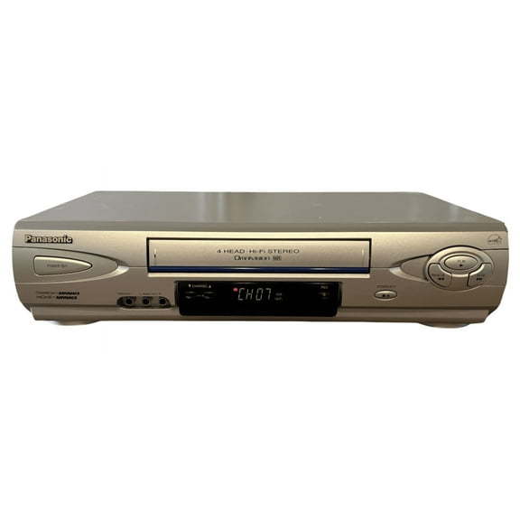 Panasonic PV-V4623 VHS VCR w/ Original Remote, Manual, A/V Cables, & HDMI Converter (Good)