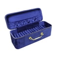 thumbnail image 4 of Estuche para pulseras, estuche para guardar joyas, 15 compartimentos, caja de presentación para joyería. Azul oscuro, 4 of 9