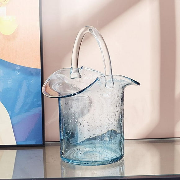 Jarrón de bolsa asa Colco decoración artística libre exhibición 5x30.5cm