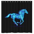 thumbnail image 1 of ABPHQTO Cortina de Ducha Unicornio Cortina de Ducha Impermeable 160x180 cm, 1 of 2