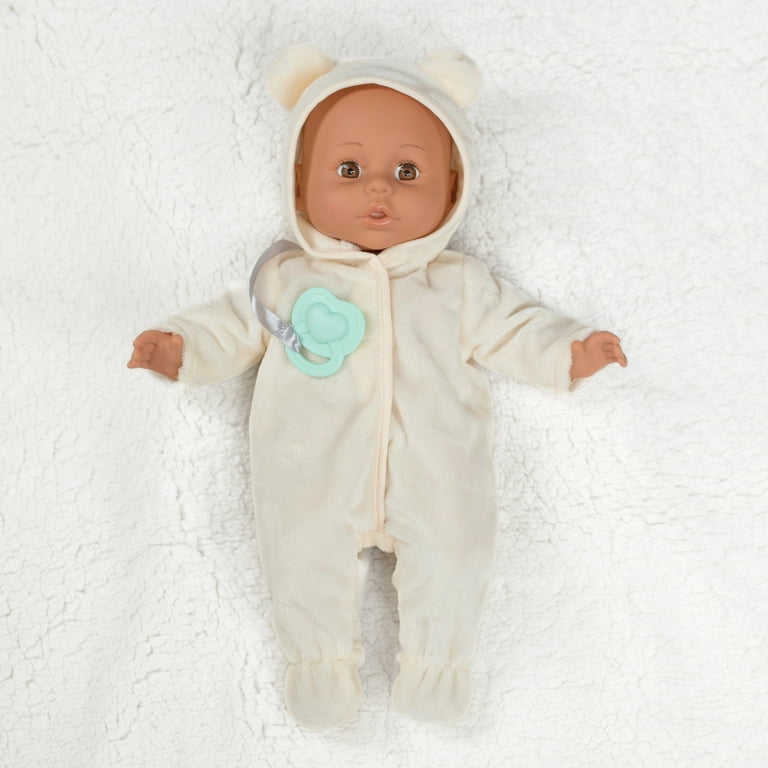 My Sweet Love 14-inch My Cuddly Baby Doll Ivory Onesie Toy for
