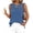 Blue, variant on BTFBM Tank Top for Women Sleeveless Shirts Waffle Knit Vest Crew Neck Casual Outfits Loose Blouses Summer Tops