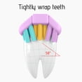 thumbnail image 4 of DPTALR Three-sided Toothbrush, Three-head Toothbrush With Soft Bristles, Cleans On Three Sides, Scrapes Tongue On The Back, Portable And Compact Travel Size - New, 4 of 8