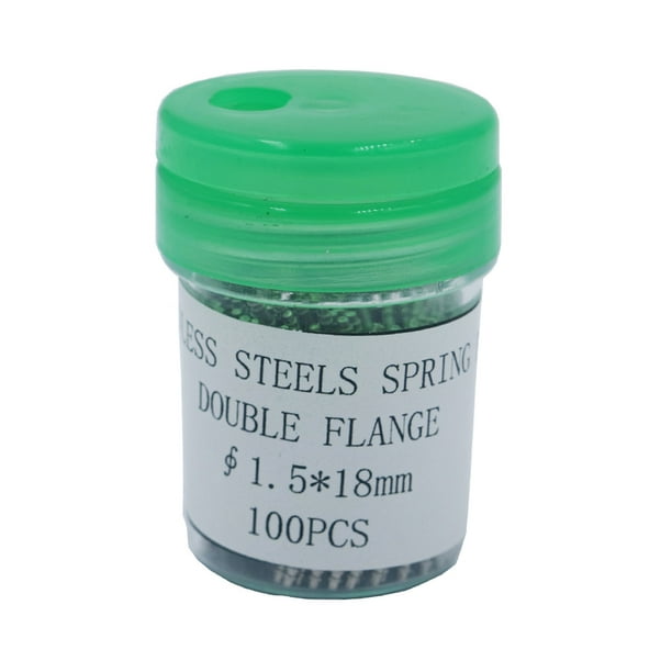 100 Piezas Pasadores de Enlace de Acero Inoxidable Sunnimix 18mm Plata