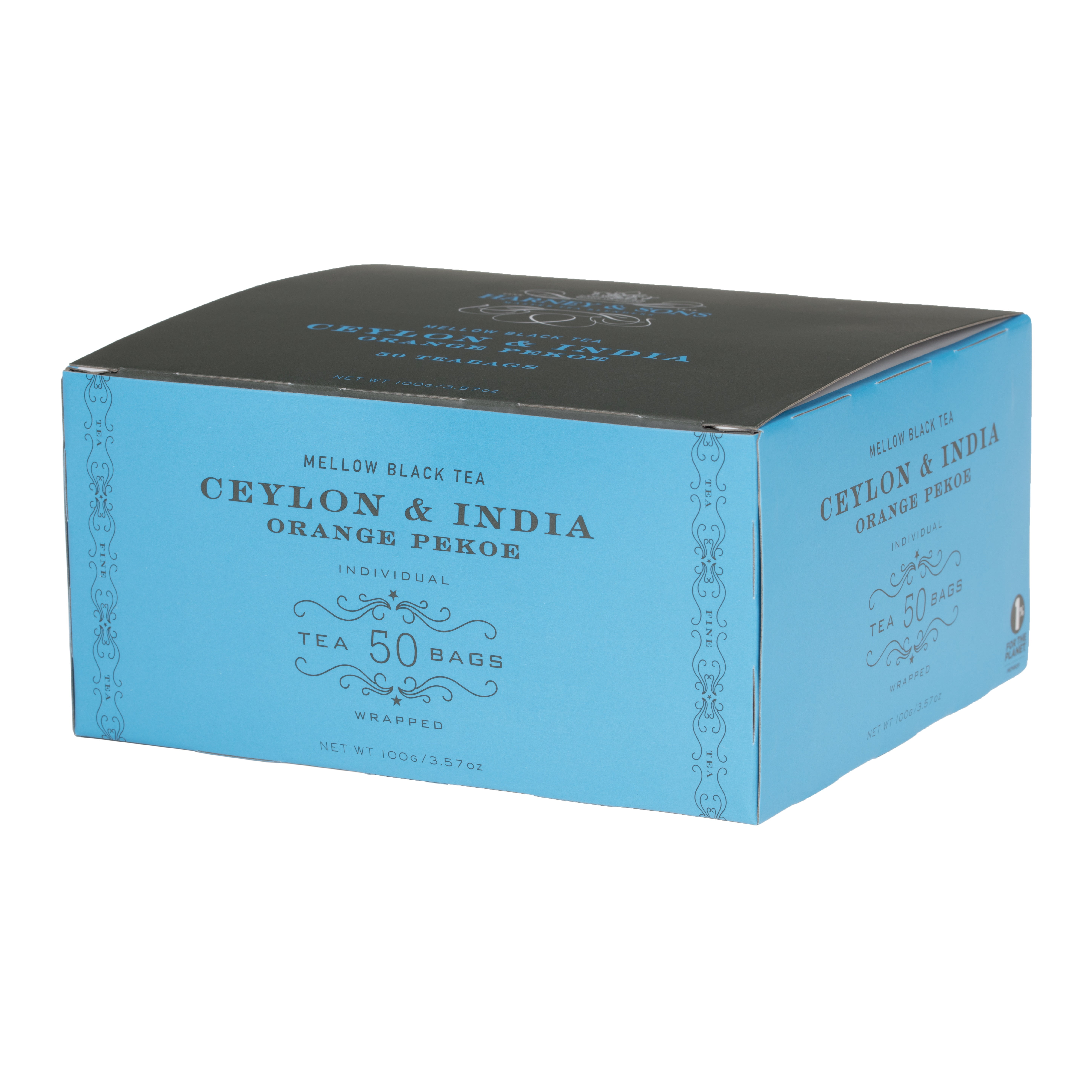 Harney & Sons, Orange Pekoe, Ceylon & India Tea, 50 Ct