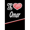 thumbnail image 1 of I Love Omar: Blank Recipe Cookbook 120 Pages 6x9, 1 of 1