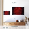 thumbnail image 4 of Elephant Stock Glowing Red Mandala Wall Art - Horizontal Canvas Wall Art - Living Room Wall Decor - Decor Elements Canvas - Red And Black Decor - 12" x 8", 4 of 8