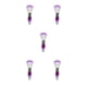 thumbnail image 1 of Jumpingount Cepillo de uñas cabeza de hongo arte plástico fibra removedor de polvo accesorios de mujer herramientas de maquillaje ergonomía Type5 NO5, 1 of 6