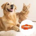 thumbnail image 3 of Juego de collar para perros y gatos de 2 piezas y correa divertida, regalo para mascotas, collar ajustable a rayas para perros,, 3 of 5