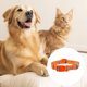 thumbnail image 3 of Conjunto de 2 piezas de collar para perros y gatos y divertido conjunto de correa. Collar de rayas ajustable para perros como regalo para mascotas., 3 of 5