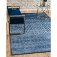 thumbnail image 6 of Unique Loom Geometric Modern Area Rugs, Blue, 6 of 7