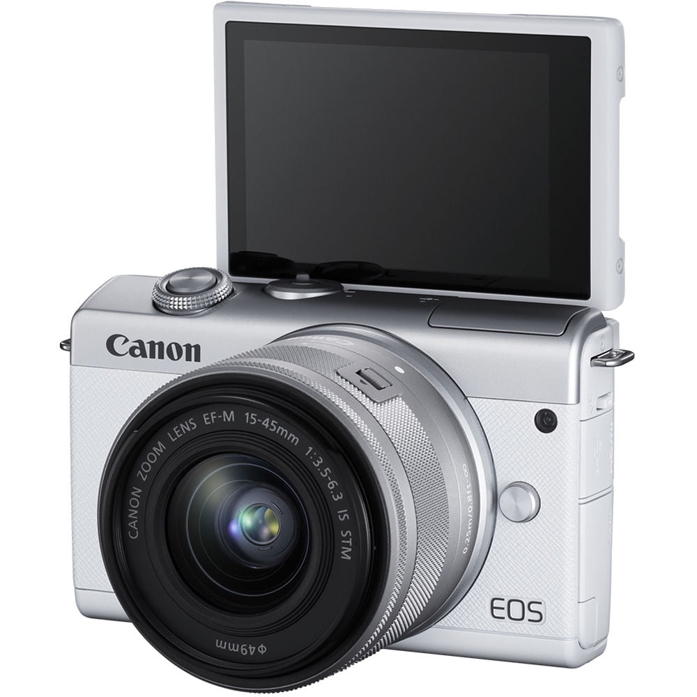 Canon EOS M200 Professional Mirrorless Digital Camera, 15-45mm