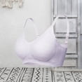 thumbnail image 4 of HVOBTTY Women's Bra Solid Color Wireless Gathered Breathable Comfortable Casual Everyday Daily Wear, XXL, 4 of 4
