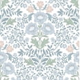 thumbnail image 4 of Floral Wallpaper Peel and Stick Wallpaper 17.3"x393" Boho Contact Paper Removable Self Adhesive Wall Paper for Bathroom Bedroom Blue and White Wildflower Wallpapers for Walls Home Decorate Vinyl, 4 of 4