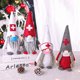 thumbnail image 5 of Wosthever Muñeca sin rostro de Navidad Enfermeras Decoraciones navideñas Festival de tela Adornos de muñecas Feliz Navidad Navidad Natal Kits de decoración para fiestas Rojo masculino, 5 of 6