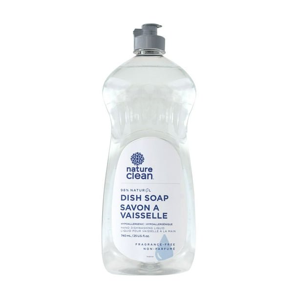 Nature Clean Liquide à Vaisselle - Sans Parfum, Sans Parfum 740 ml