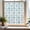 Blue Tears, variant on Fancy-Fix 3D colored glass window film, electrostatic film bathroom front door home decoration window privacy film, peacock 17.3 "x 35.4"