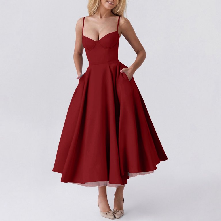 Sexy Dresses For Women Date Night, Adjustable Strap Double-Layer Empire Waist Princess Mesh Maxi Dress 2025 Flowy Boho Summer Dresses Wedding Guest, Beach Bodycon Dress (XL, Red) ZMTing - Walmart.com Sexy Dresses For Women Date Night, Adjustable Strap Double-Layer Empire Waist Princess Mesh Maxi Dress 2025 Flowy Boho Summer Dresses Wedding Guest, Beach Bodycon Dress (XL, Red) ZMTing - Walmart.com