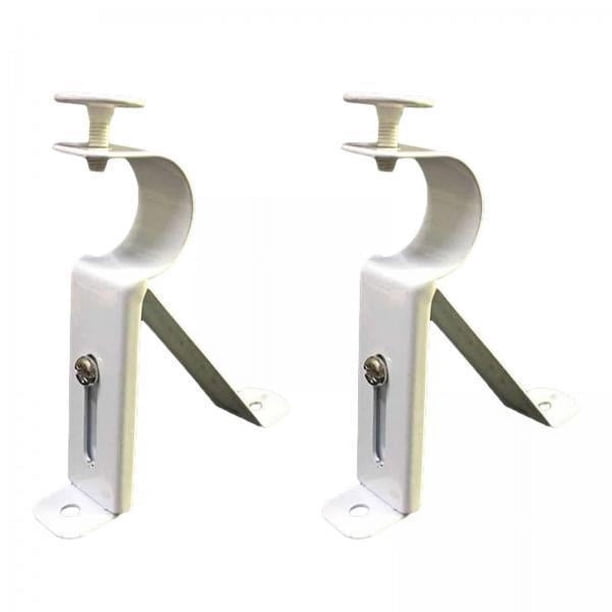 Soportes para barra de cortina,Soportes para barra de cortina para baño,dormitorio,Ganchos para soporte de barra de cortina,cocina,hotel,Soportes para barra de cortina de alta resistencia para