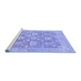 thumbnail image 2 of Ahgly Company Machine Washable Indoor Rectangle Oriental Blue Traditional Area Rugs, 2' x 3', 2 of 4