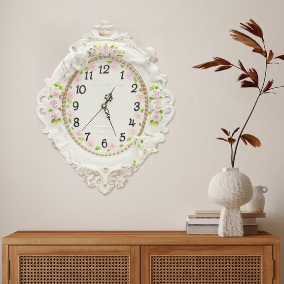 Wall Clock for Decoration, European Style Wall Clock, Wall Clock For The Living Room, Entrance Door, Corridor, Office